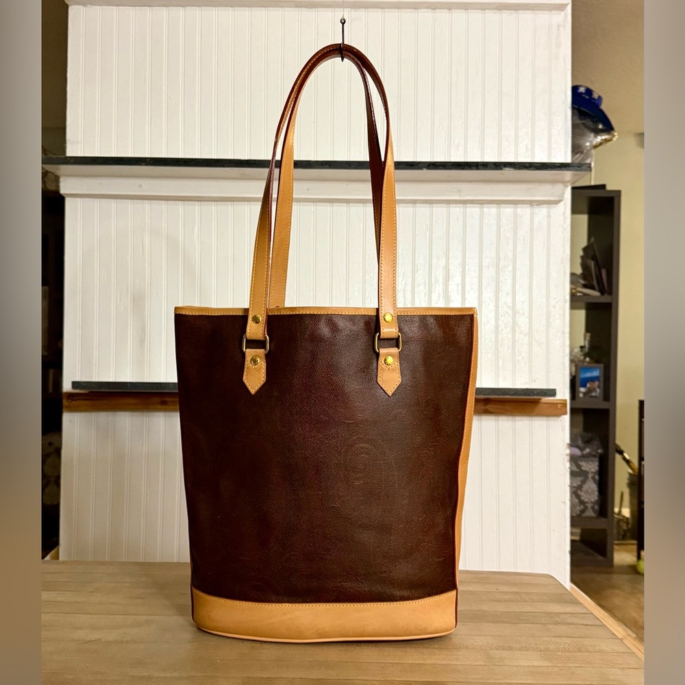 Etro Brown and Tan Tote Bag - Picture 3 of 15